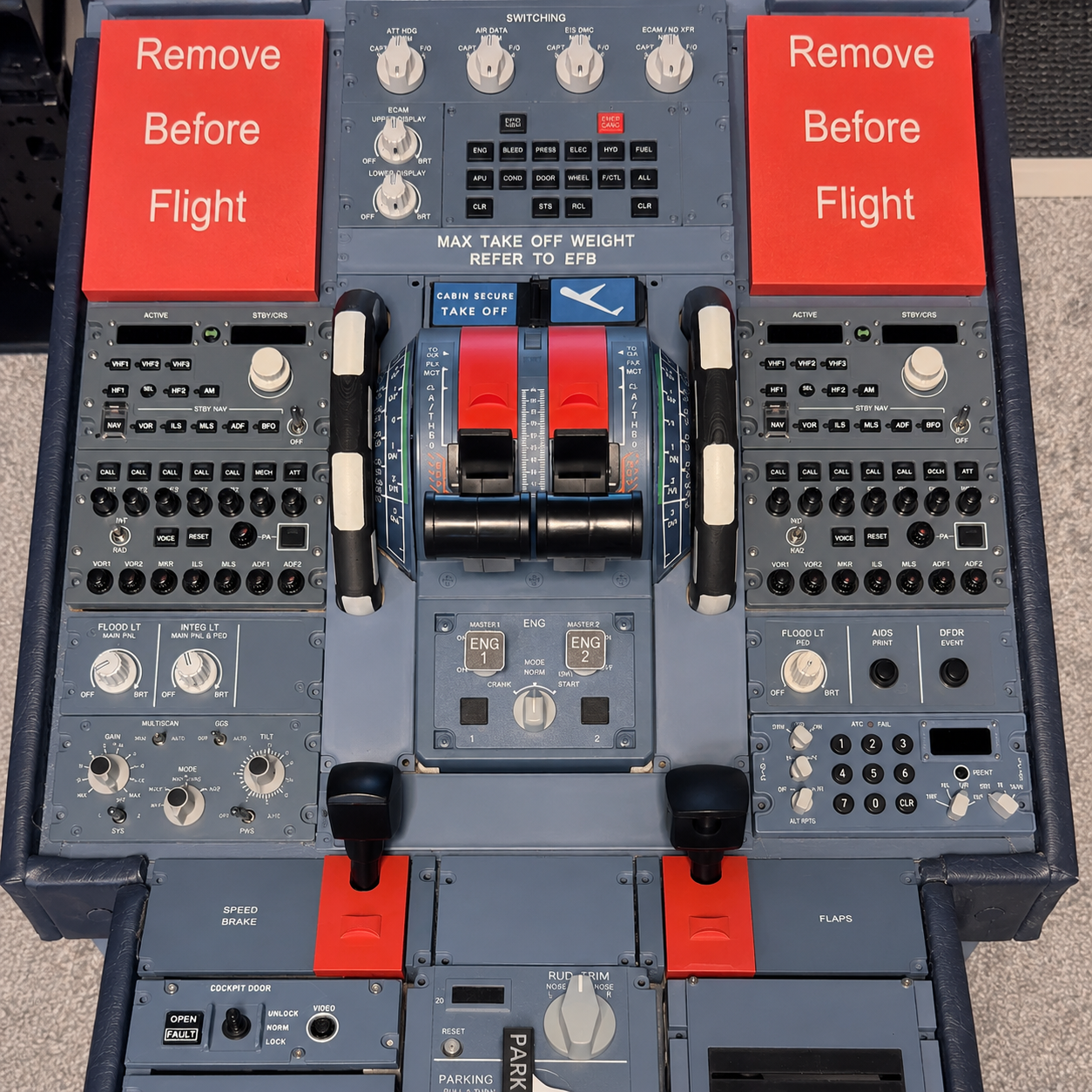 Top/Btm Throttle Panel