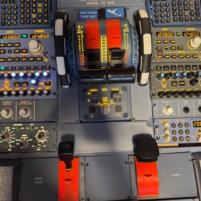 Throttle, Speed Brake, and Flap Dust Covers