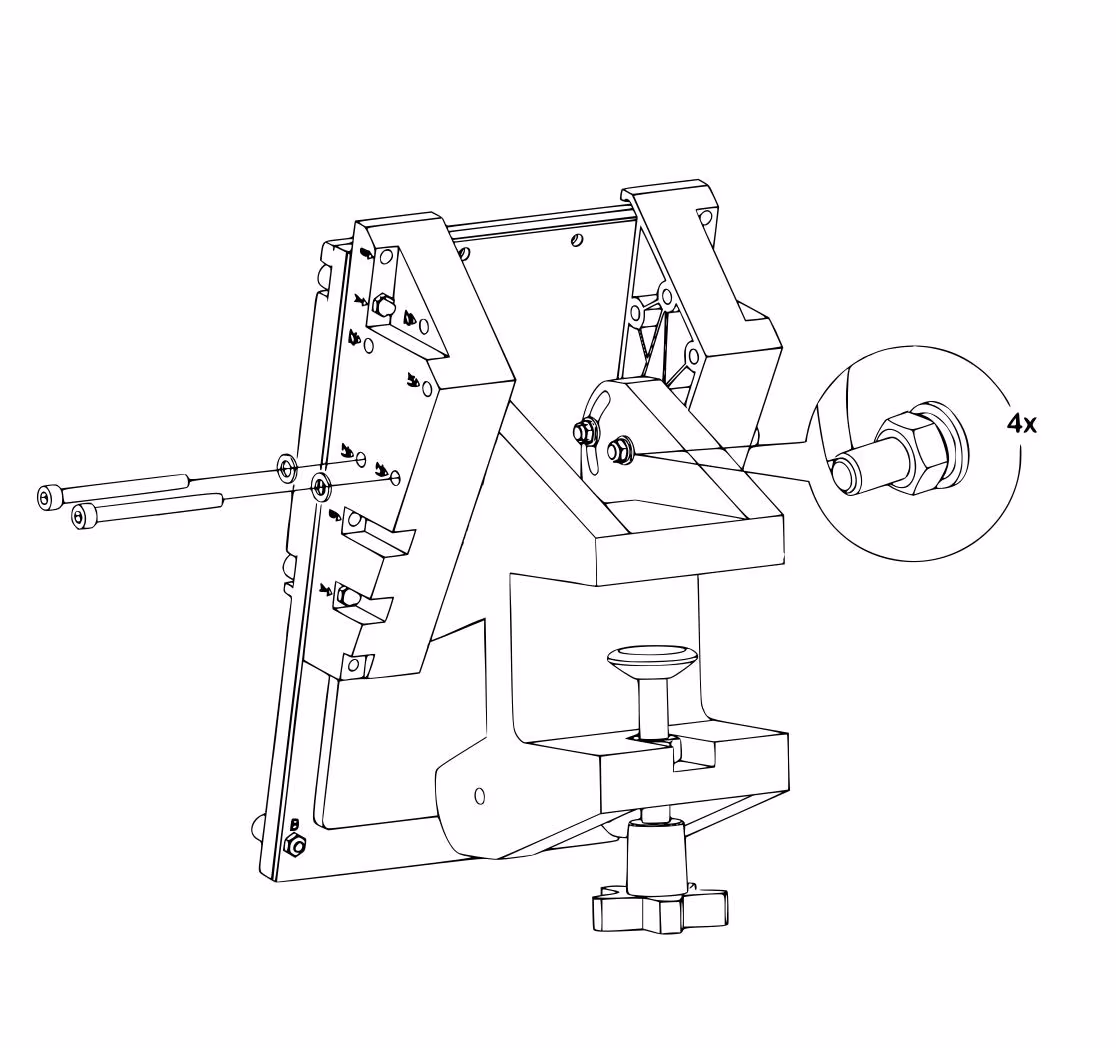 Winwing Flight Sim Desk Mount - Image 3